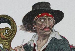 世界十大海盗之一威廉·基德，曾是战争英雄最终被处以绞刑