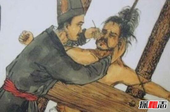 古代最轻刑罚墨刑，在犯人脸上刻字染墨作为标志(侮辱)