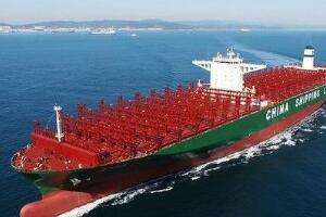 世界最大集装箱货轮，中国制造的中海环球号(4个足球场大)