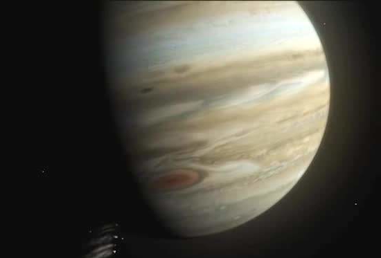 从地球上看木星好吓人