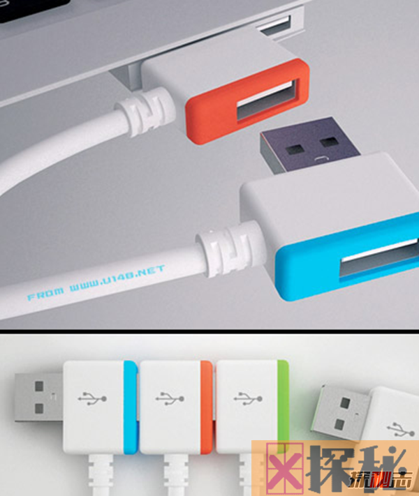 爱不释手!十大生活用品创意小发明,创新USB插头设计无限继承
