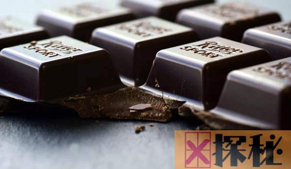 吃黑巧克力的好处和坏处 100%纯黑巧克力减肥吗