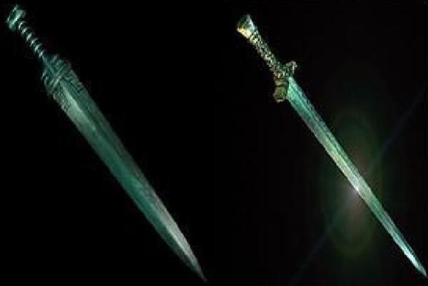 中国古代十大名剑，九把失踪一把现存（勾践的纯钧在湖北）