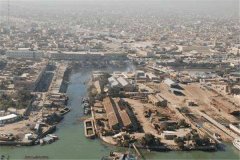 世界上最热的地方 巴士拉（伊拉克的第一大港）