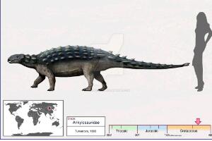 白山龙：蒙古国大型食草恐龙（长6.5米/距今9300万年前）