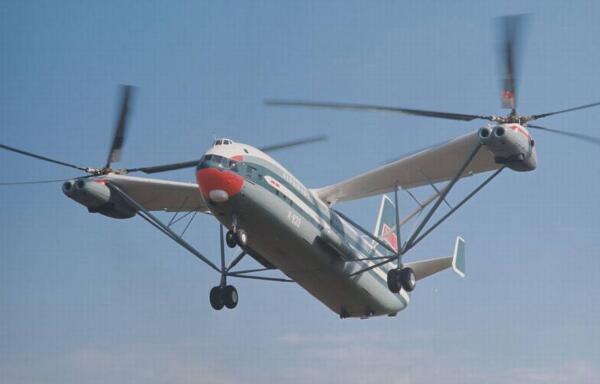 世界上最大的直升机：米V-12重型运输直升机（仅产2架）