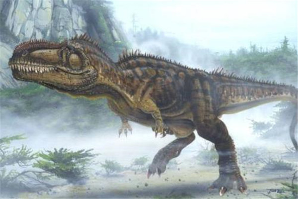 世界上最矮的食肉恐龙 巨兽龙（腿很短不到一米长）