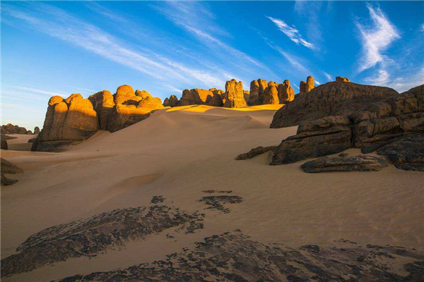 世界上太阳光最多的地方 撒哈拉大沙漠东部（太阳炙热）
