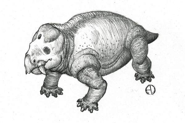 布拉塞特龙:三叠纪最大植食动物(长3.5米/有一对尖牙)