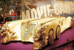 世界上最贵的车:黄金跑车，价值20.3亿(纯金打造道具)