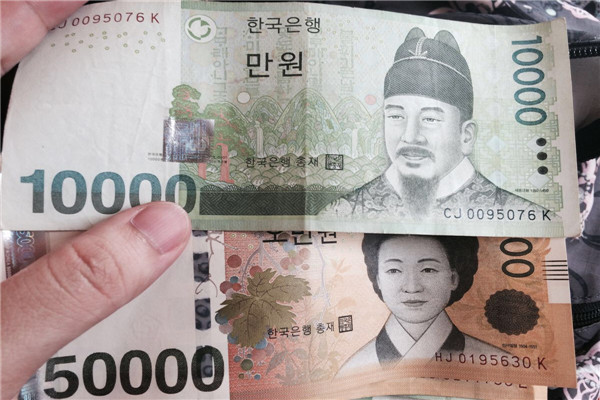 100万韩元等于多少人民币 可兑换五千多块人民币