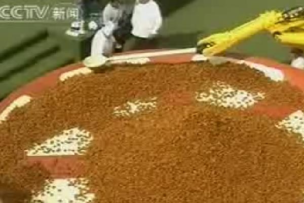 世界上最大的鹰嘴豆泥:搅碎10吨豆制成(厨师就有三百名)