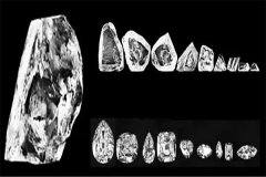 世界上最大的水晶钻石原石：非洲之星（被镶在权杖上）