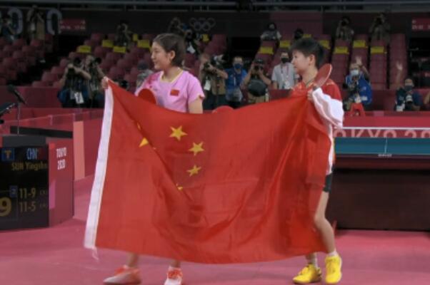 第15金：陈梦夺得乒乓球女子单打金牌(孙颖莎获得银牌)