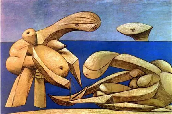 毕加索最恐怖的一张画：大师自画像（图形和线条绘画）