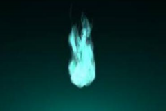 鬼火的形成现象的原理：磷化氢遇氧后的自燃现象(不会烧伤人)