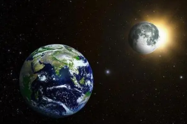 为什么月球围着地球转：地球行星系旋涡导致(万有引力因素)