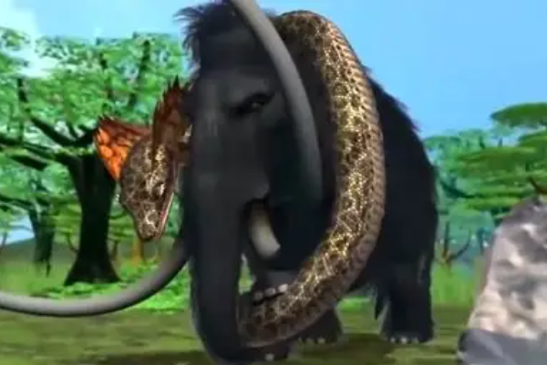泰坦巨蟒能吞大象吗：能吞幼年大象(现存蛇类不能吞象)