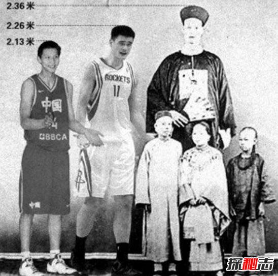 世界第一巨人詹世钗，真实身高2.4米(3.19米是杜撰)