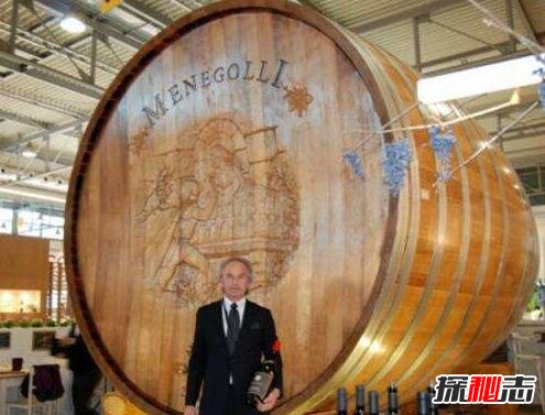 世界上最大的酒桶，能容纳20多万升酒(高7米宽8米)