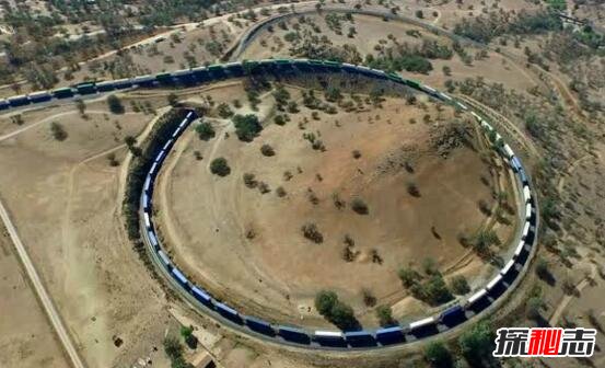 世界上最长的火车，澳大利亚火车7353米(望不到尽头)