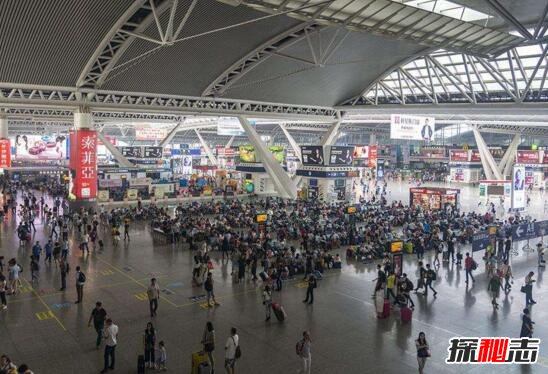世界最大火车站排名，广州新站1140万平方米称霸世界