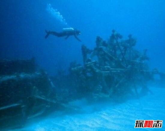 古巴沉落的海底古城，被大海吞噬亚特兰蒂斯民族/魔鬼海域