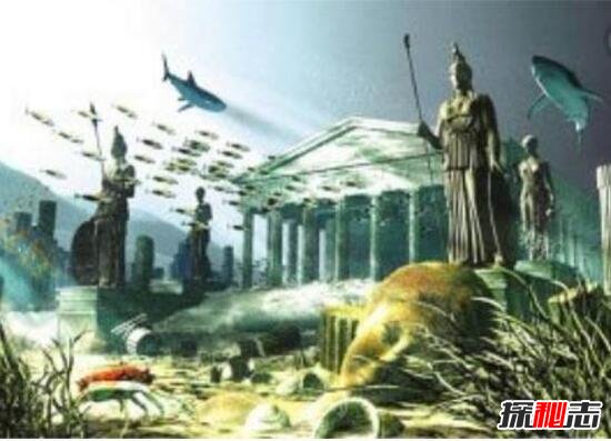 古巴沉落的海底古城，被大海吞噬亚特兰蒂斯民族/魔鬼海域