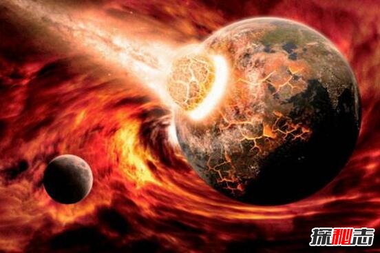 月球的前身忒伊亚行星，曾与地球发生碰撞形成月球(猜想)