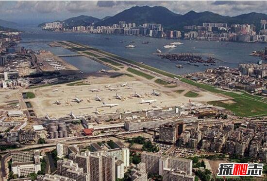 世界上最危险的机场，香港启德机场(坐落在繁华市中心)