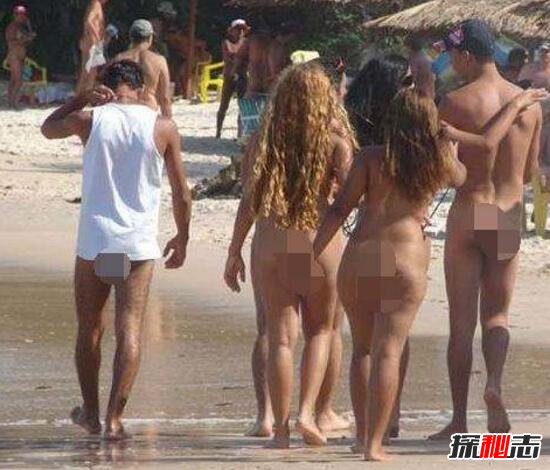 实拍国外天体海滩浴场高清图片，男女全裸狂欢(尽情聊骚)