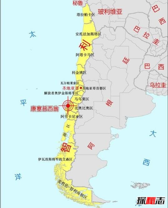 世界上最狭长的国家是哪，智利(距离中国最远的国家)
