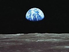 从月亮上看地球好恐怖，月球上看地球是什么样?