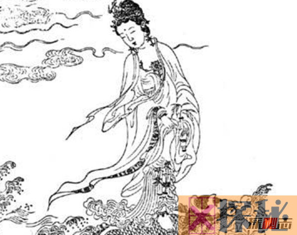 神话传说人物龙女,与人类男性婚恋的异类女性(源于佛教)