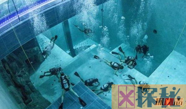 世界上最深的游泳池：堪称无底洞(深度达40米)