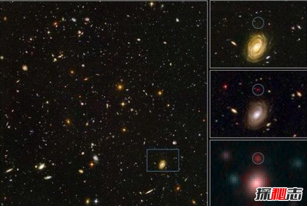 离地球最远的星系 距离地球300亿光年(宇宙幼年时期存在)