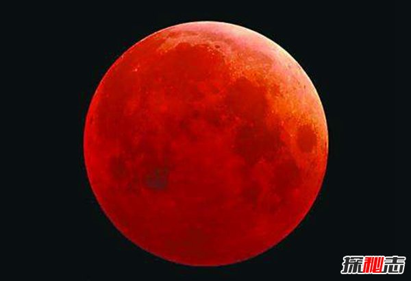红色的月亮会死人吗？血月出现三年内有灾是真的？
