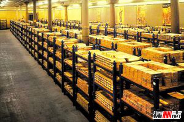 世界上最大的黄金金库 世界存量1/4提前预约可以参观
