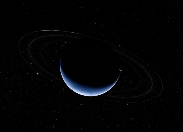 地球距离海王星多远?平均距离为45.2亿公里（离太阳最远）
