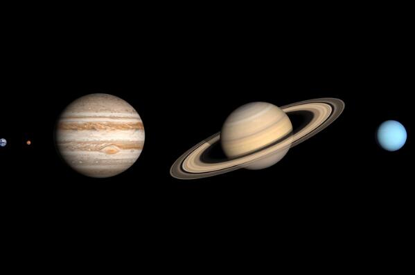 木星和土星哪个大，木星和土星哪个卫星多/木星大卫星也多