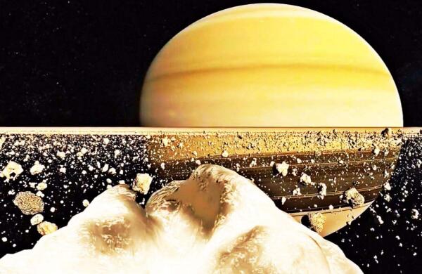 土星的光环是什么组成，土星环的厚度是多少/最薄10米