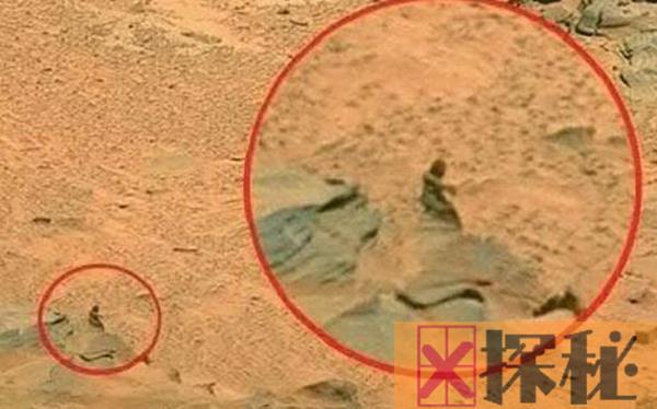 火星发现外星女人 状态悠闲似乎在盯着探测器