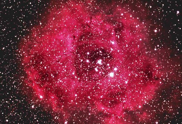 宇宙中最美丽的星云，玫瑰星云/犹如一朵绽放的玫瑰花
