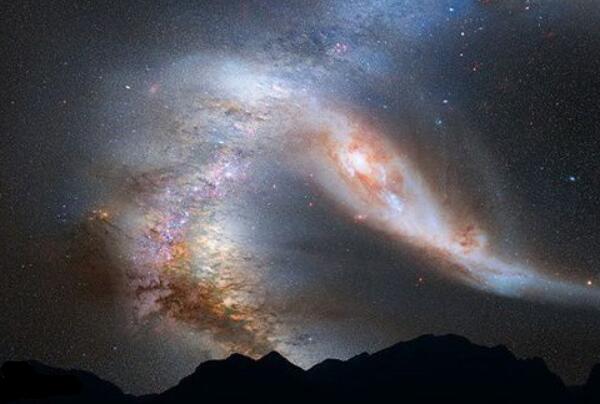 仙女星系里有生命吗，仙女星系和银河系谁大/38亿年后相撞