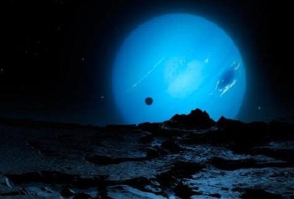 海王星有多大面积，77亿平方千米（太阳系第四大天体）