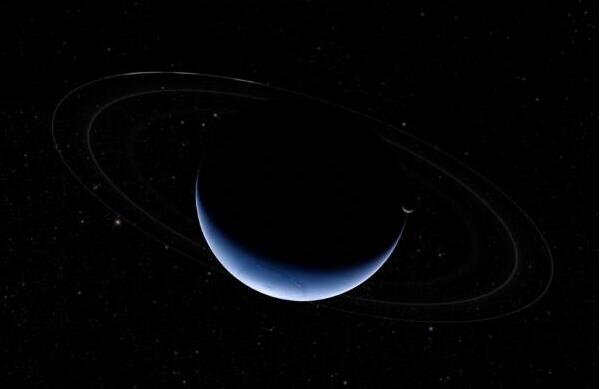 海王星有多大面积，77亿平方千米（太阳系第四大天体）