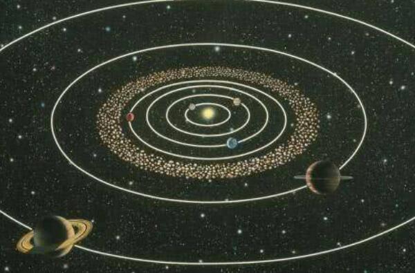 小行星带位于什么之间，火星和木星轨道之间（有50多万颗小行星）