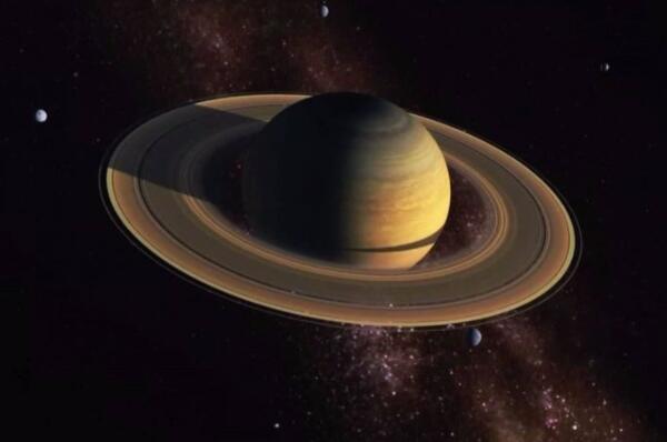 土星自转周期多少天，10小时33分38秒（公转周期10759.5天）