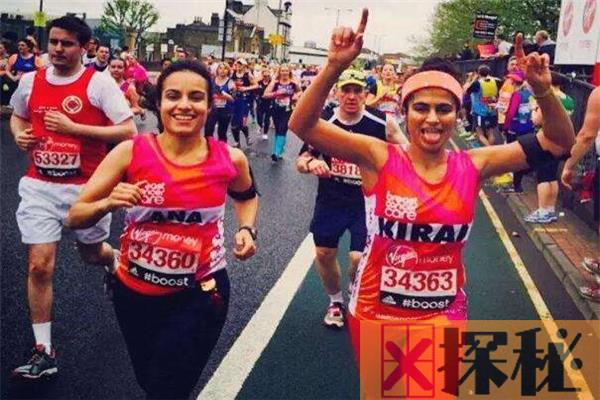世界上跑的最远的马拉松女性 一共长达一个多月（七段路）