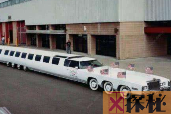 世界上最长的轿车：全长30米(自带豪华停机坪)